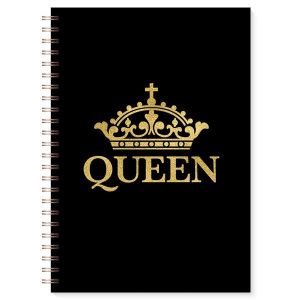 Queen African American Spiral Journal