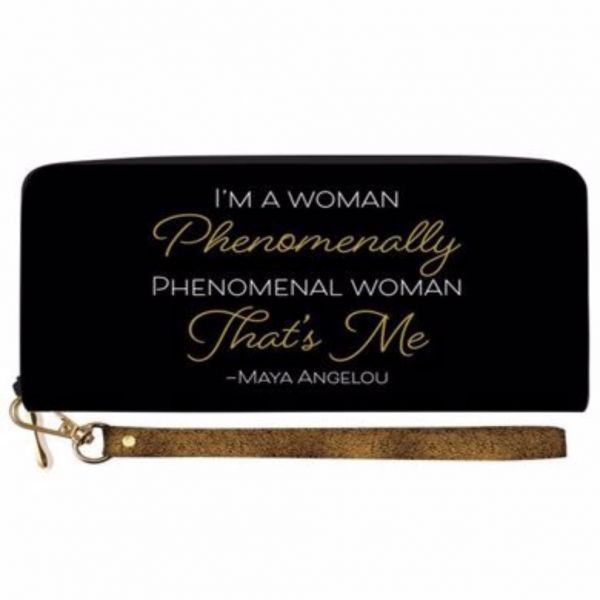 Maya Angelou Phenomenal  African American Wallet