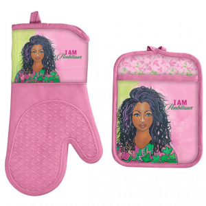 I AM Ambitious  African American Potholder Set