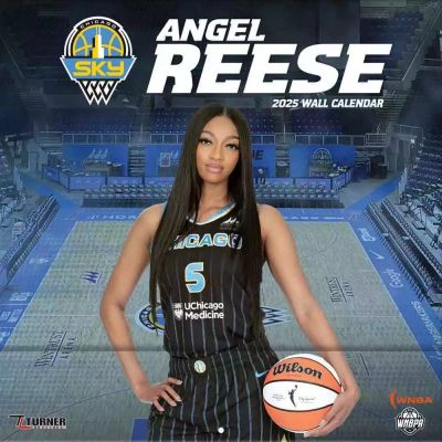 Angel Reese WNBA Chicago Sky 2025 Wall Calendar