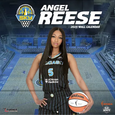 Angel Reese WNBA Chicago Sky 2025 Wall Calendar                                                                                                  y 2025 Wall Calendar