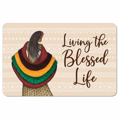 Blessed Life Memory Foam Bath Floor Mat