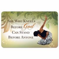 She Who Kneels Memory Foam Bath Floor Mat