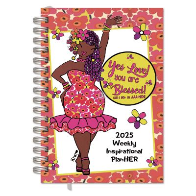 Be Your Own InspHERation 2025 Black Art Inspirational Weekly Planner