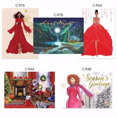 Black Art Christmas Card Assortment