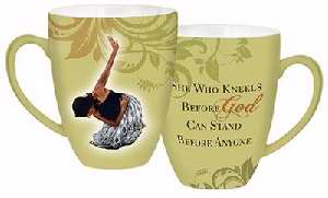 She Who Kneels African American Mug