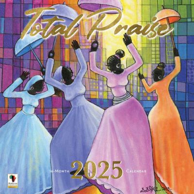 Total Praise 2025 Black Art Calendar